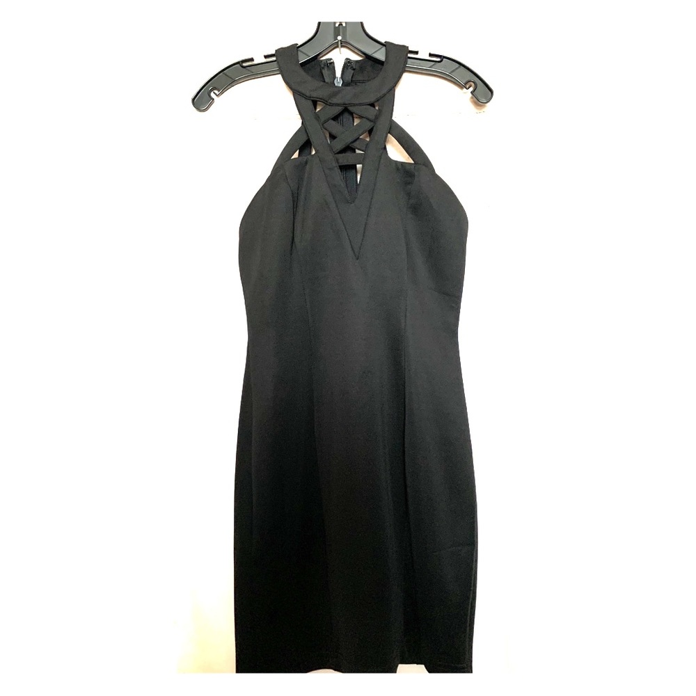 Forever 21 Bodycon mini dress. Size Small. Black